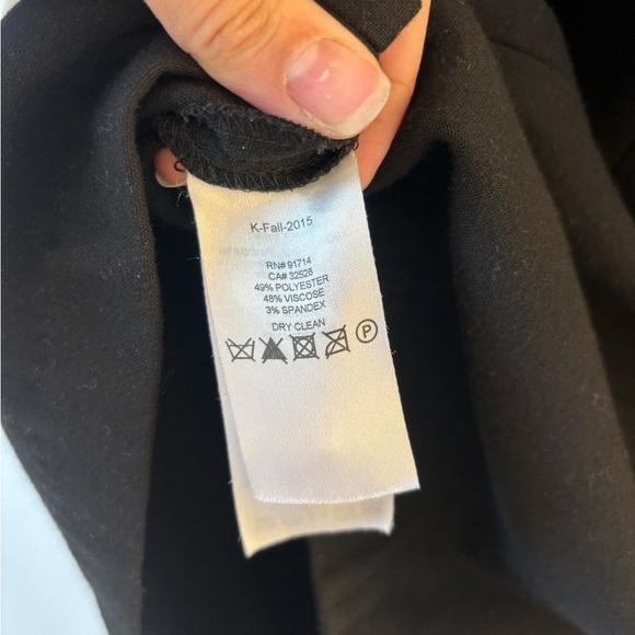 Armani Exchange Dress Black Short Sleeve Women’s Size XS Mini - Picture 4 of 4